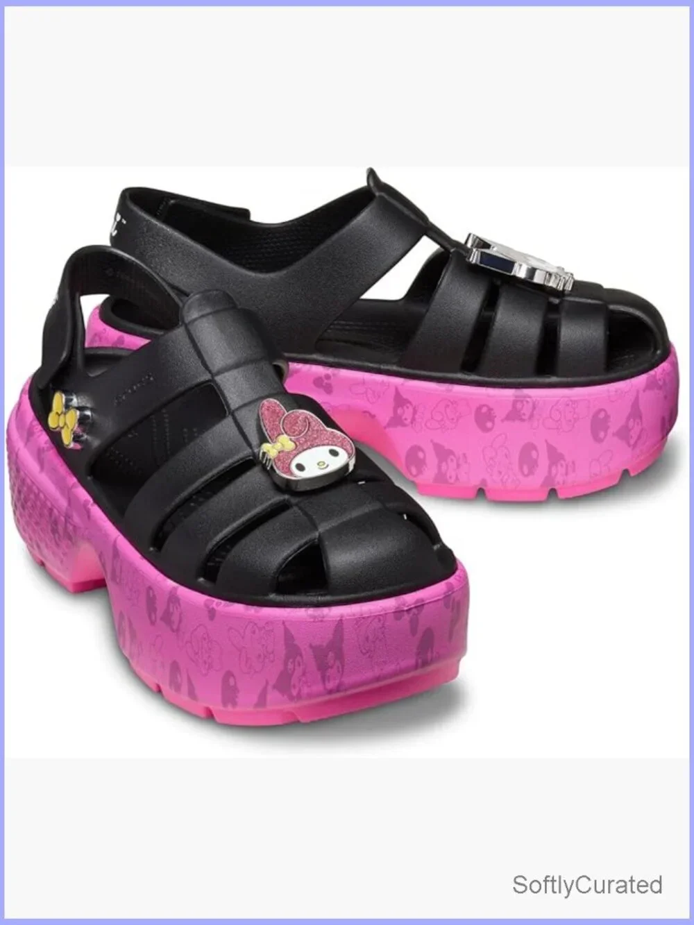 Strappy Platform Sandals with Adjustable Straps